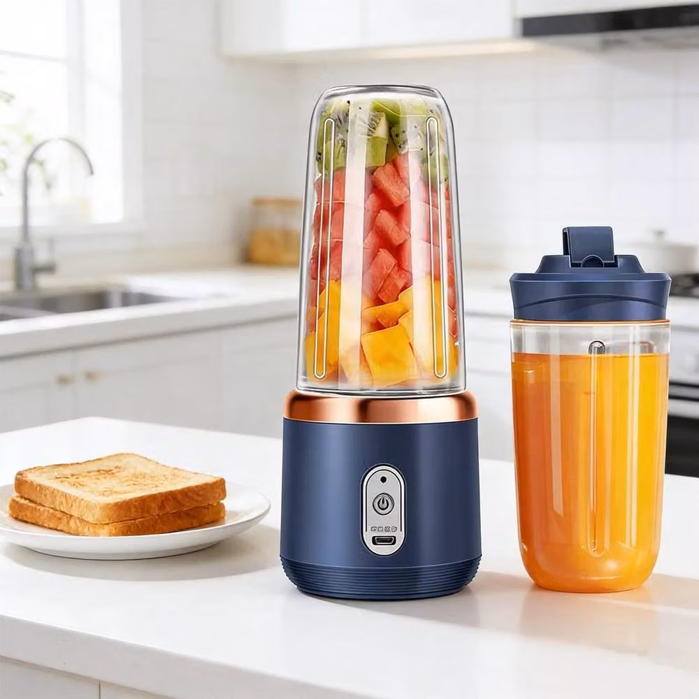 FLAVORA Blue Personal Blender and Smoothie Maker with USB Charging, W/D/H: 19.5 x 15 x 15 cm – 5