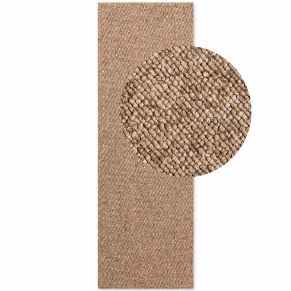 THE RUGS Rocco Plain Flatweave Washable Extra Large Living Room Rug in Beige, W: 240 cm, D: 340 cm – 3