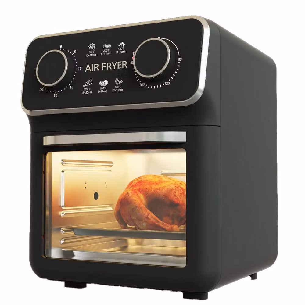 Ventryn 10L Manual Hot Air Fryer Oven in Black – 3