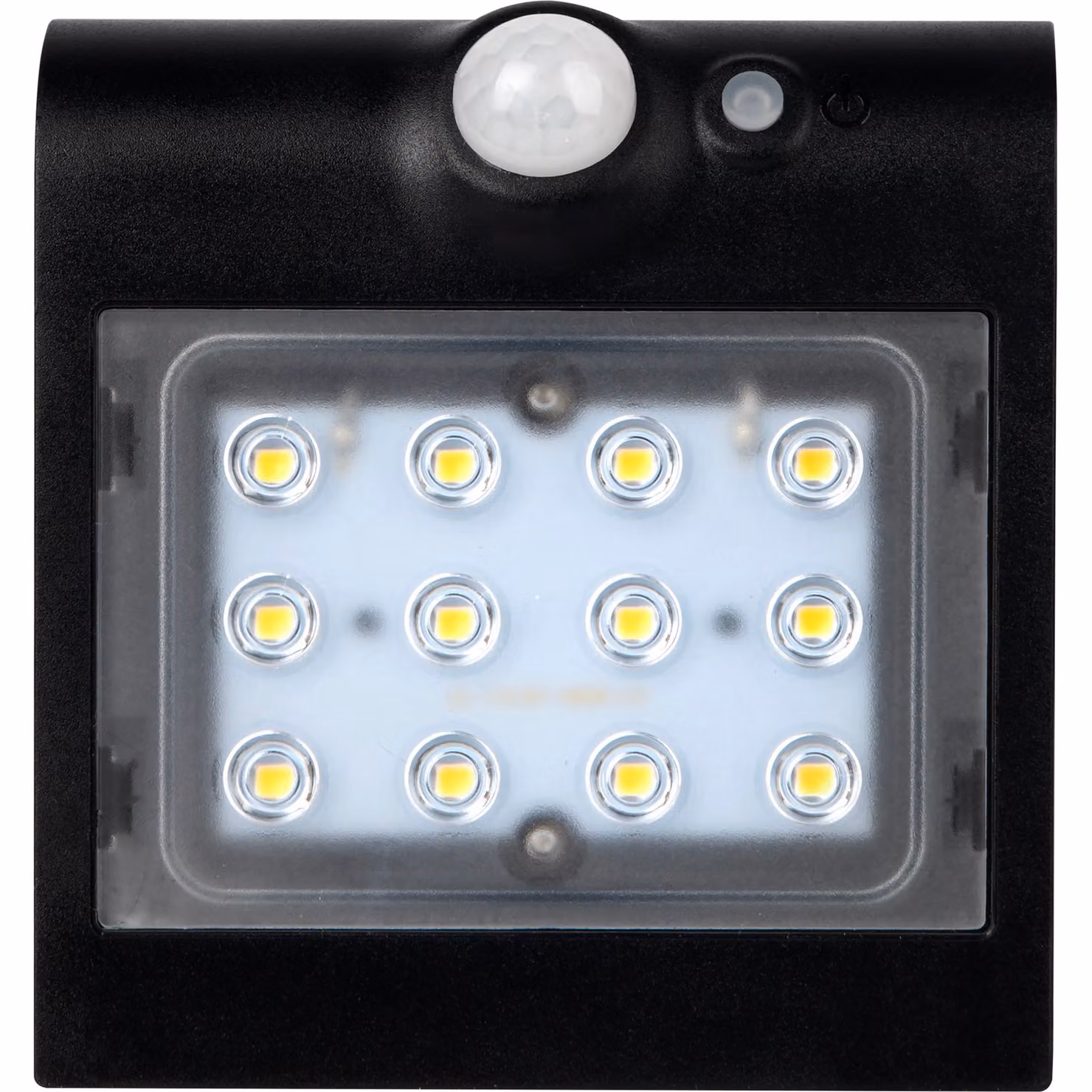 Luceco Solar Guardian LED Wall Light with PIR Motion Sensor, 1.5W, 220lm, 4000K, Black – 7
