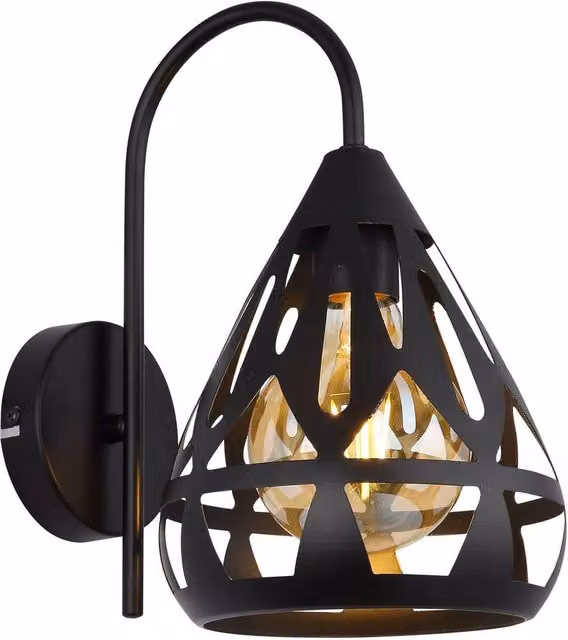 Globo Lighting Netlighting Hassan Dome Wall Lamp in Black – 4