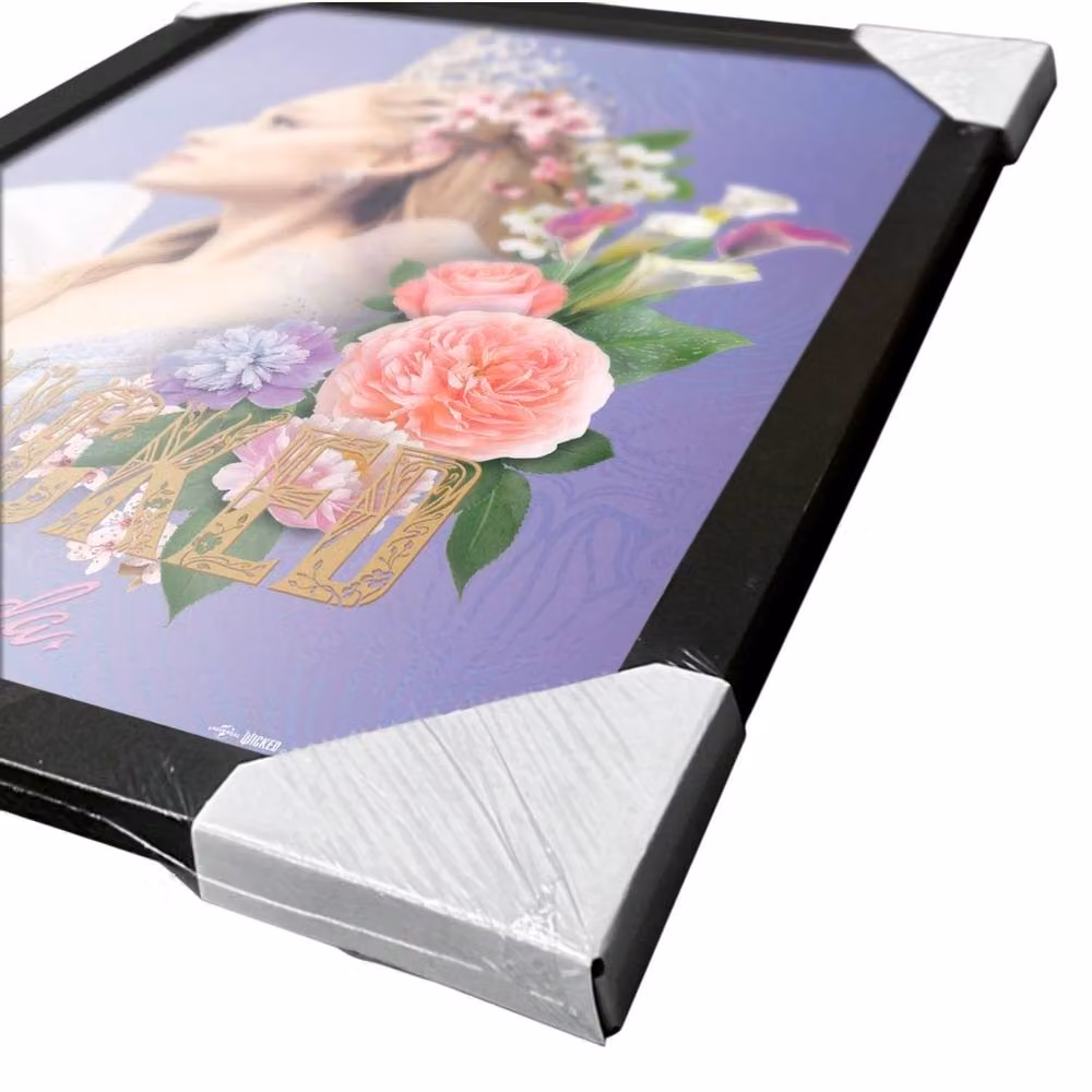 Wicked Glinda Flowers Multicolour Framed Botanical Graphic Paper Poster – 3