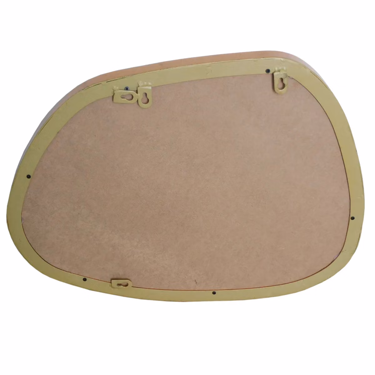 Agenzia 14 Modern Gold Pebble Metal Wall Mirror, W: 41 cm, H: 53 cm – 3