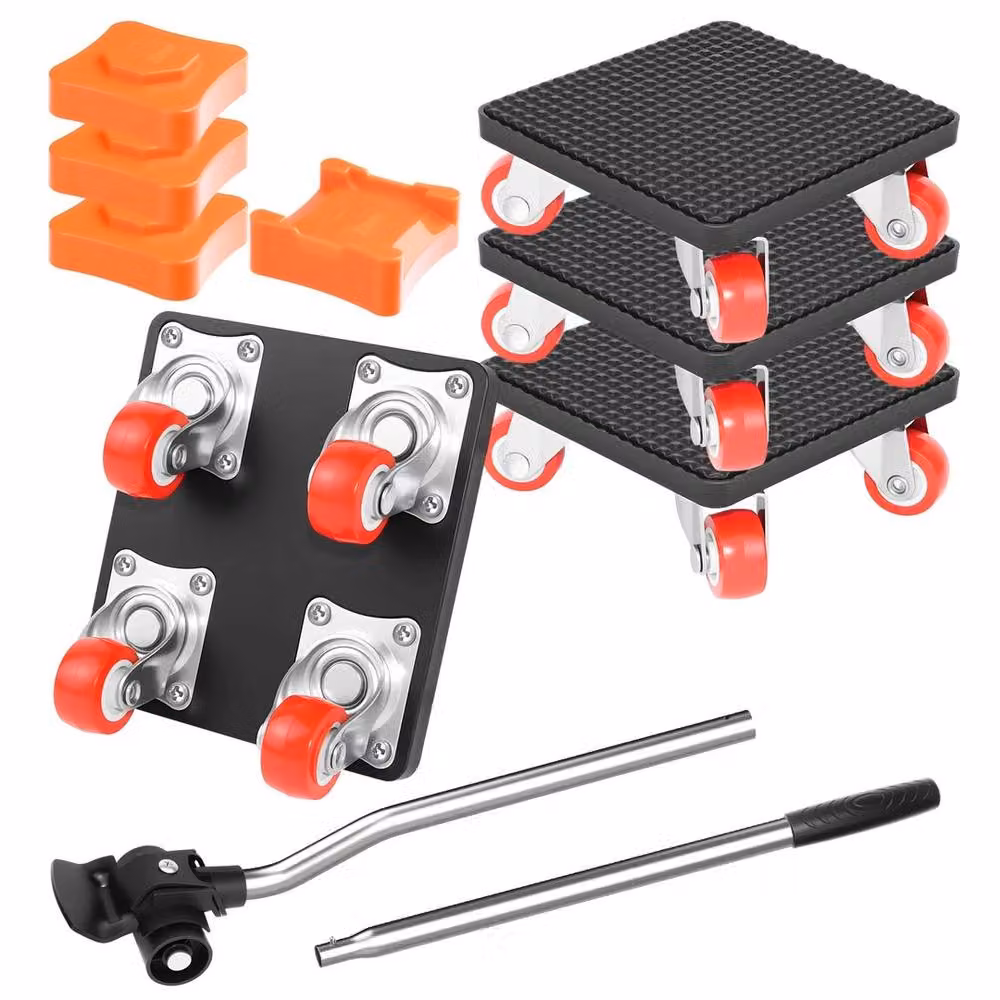 SPETLEK 9 Piece Furniture Moving Transport Set in Black, W: 1000 cm, D: 52 cm – 3
