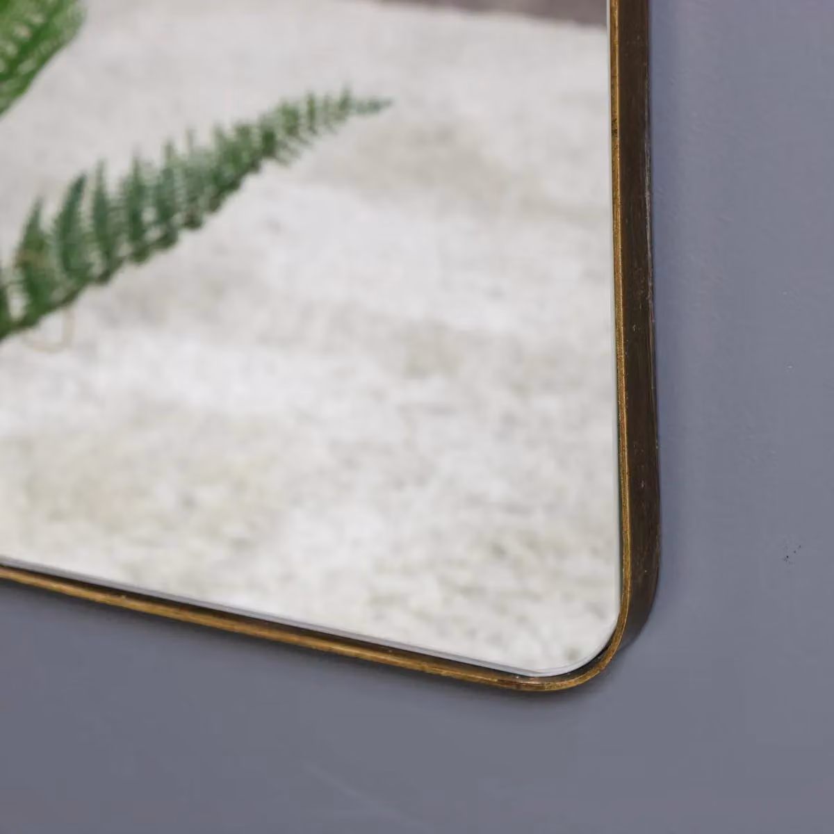 Melody Maison Tall Brushed Gold Wall and Leaner Mirror, Rectangular, W: 47 cm, H: 142 cm – 2
