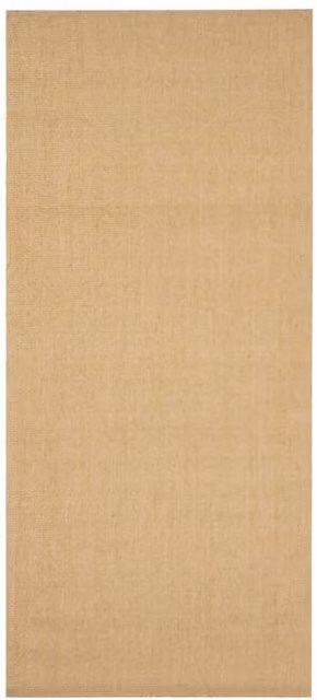 Berkfield Home Natural Sisal Round Rug in Brown, Diameter: 66 cm