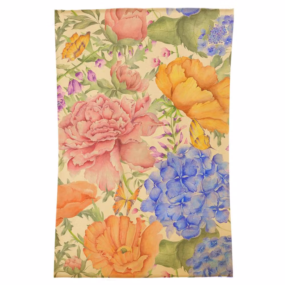 Voyage Maison Idalia Floral Printed Wool Rug, Multicolour, W: 120 cm, D: 180 cm – 2