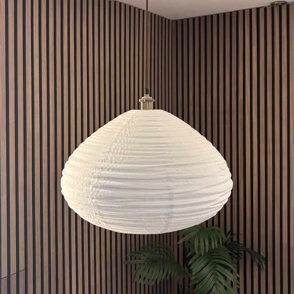 CGC Lighting Selma Handmade White Linen Easy Fit Bell Shape Lampshade – 2