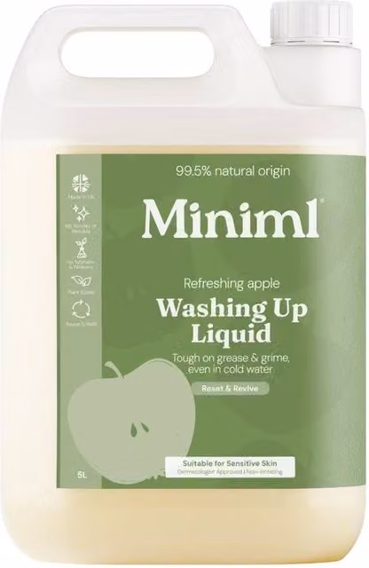 MINIML Refreshing Apple Washing Up Liquid, 5 l