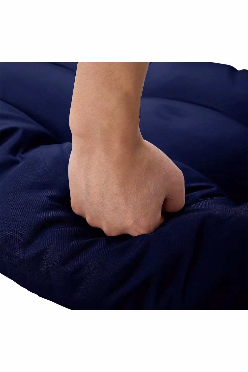 Living and Home Waterproof Navy Blue Patio Bench Seat Cushion, W/D: 130 x 50 cm – 3