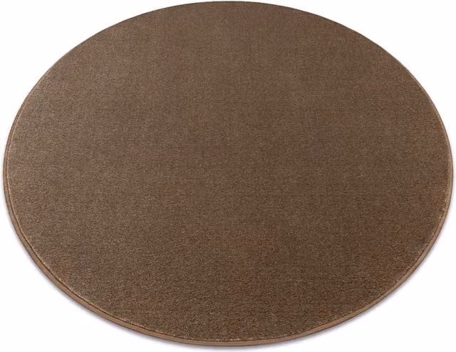 RugsX Round Seduction Rug in Brown, Diameter: 150 cm – 1