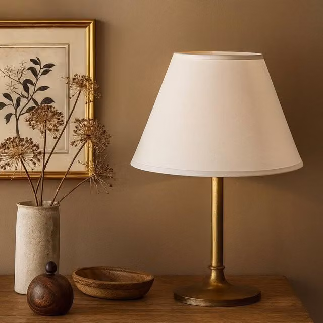 Voltico 2-Pack Adjustable 9 Inch White Fabric Coolie Lampshades
