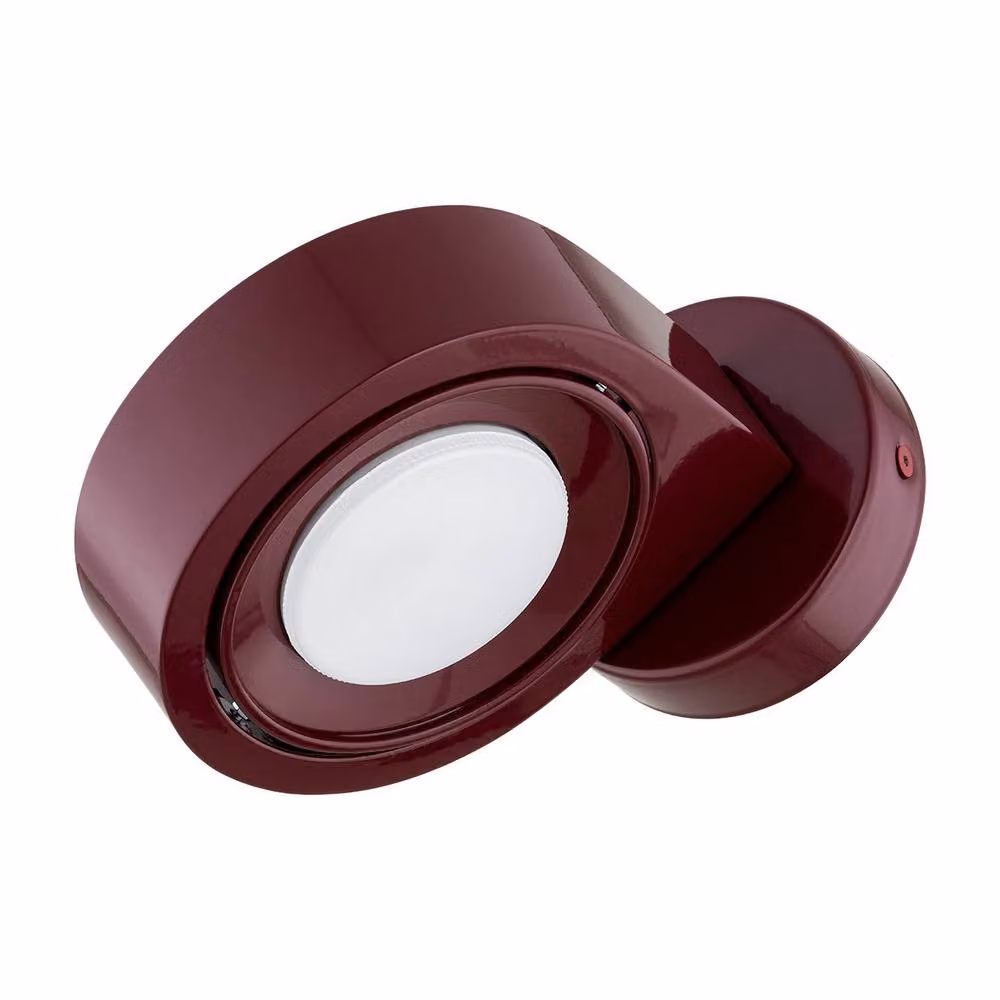Netlighting Lotus Adjustable Up and Down Wall Lamp in Red with GX53 LED Bulb – 3