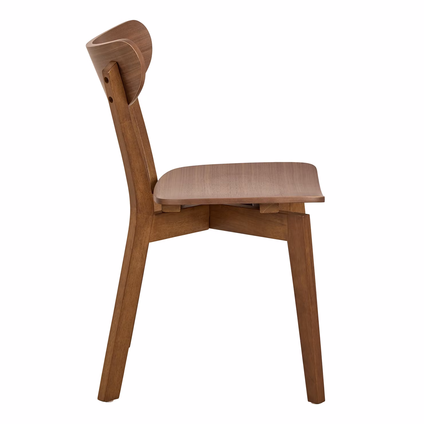 Furniture To Go Roxby Retro Dining Chairs in Walnut, Set of 2 – 3