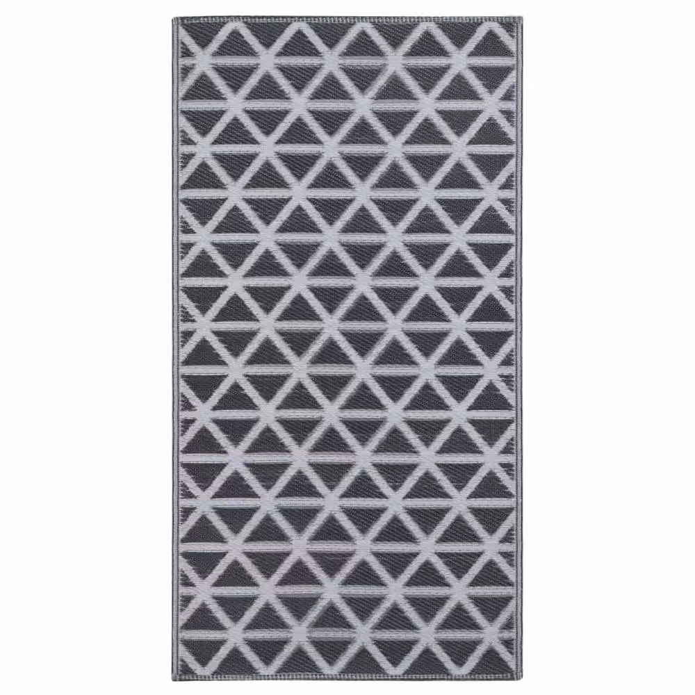 Berkfield Home Black Geometric Outdoor Carpet, W/D: 120 x 180 cm – 2