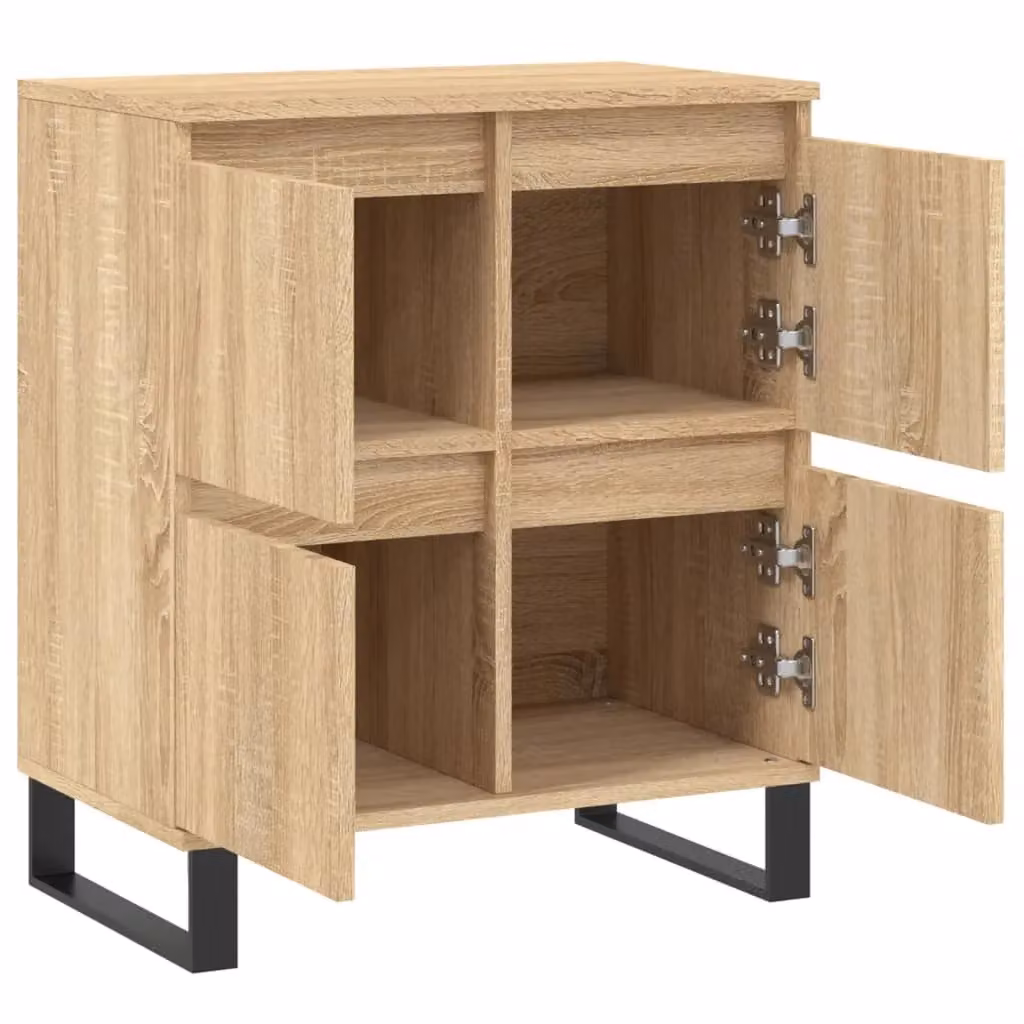 Berkfield Home Sonoma Oak Sideboard in Brown, W/D/H: 60 x 35 x 70 cm – 3