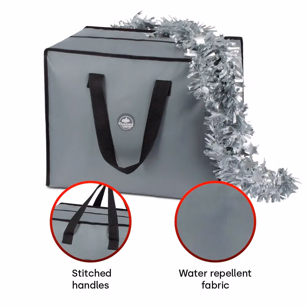 Christmas Village Premium Christmas Decoration Storage Bag in Grey – 5