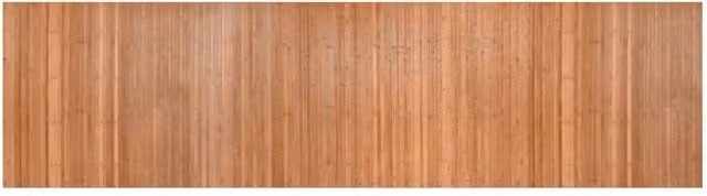Berkfield Home Rectangular Nature Bamboo Rug in Brown, W: 80 cm, L: 300 cm – 1