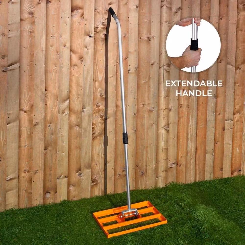 Monstershop T-Mech Lawn Leveller, Orange, Width: 50 cm – 2