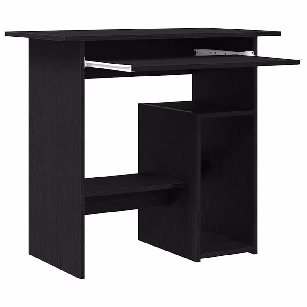 Berkfield Home Modern Writing Desk in Black Oak, W/D/H: 80 x 45 x 74 cm – 4