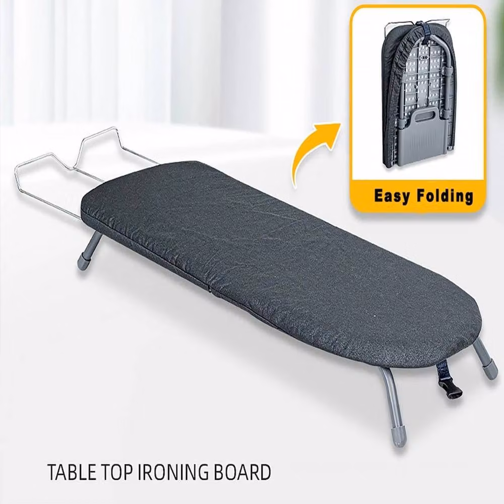 Havendro Grey Foldable Ironing Board with Cover and Iron Rest – 3