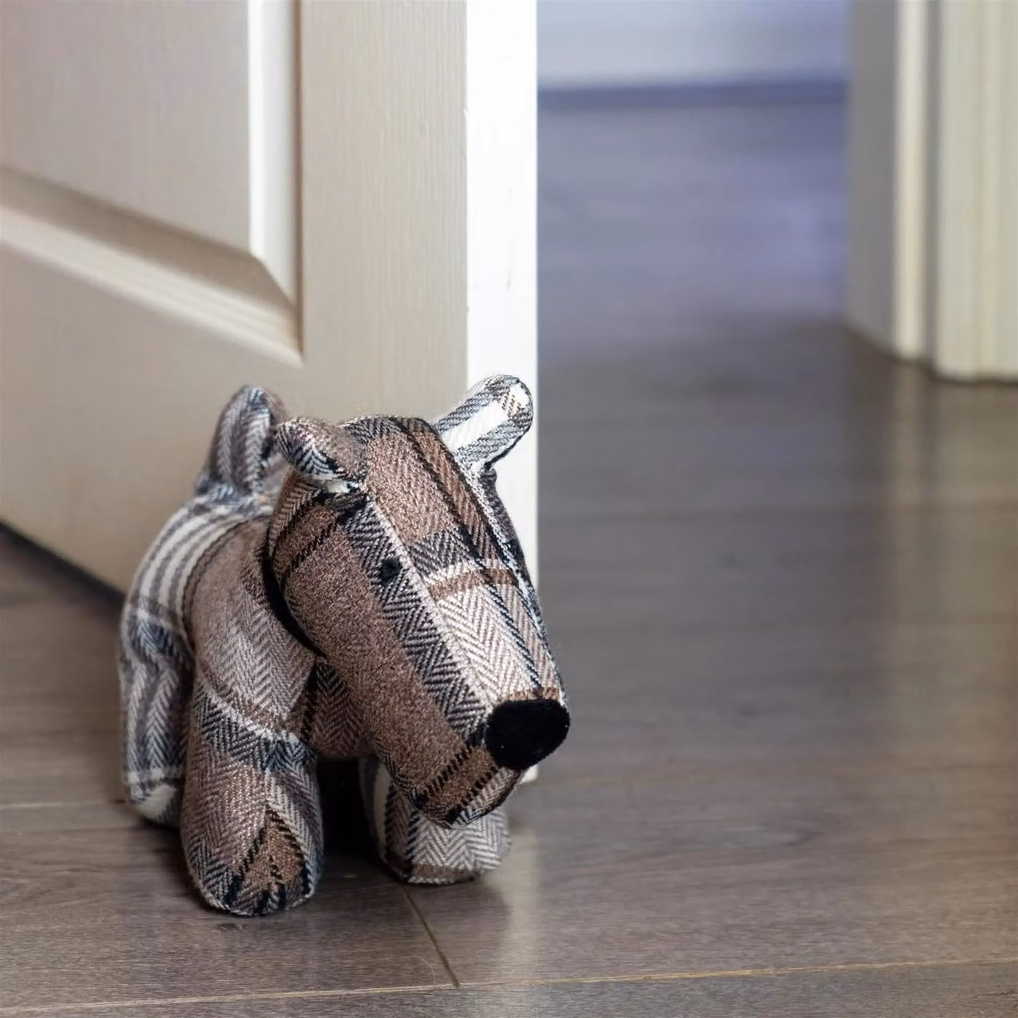 Nicola Spring Bentley Animal Dog Door Stop, Brown, Pack of 2, W: 30 cm, H: 24 cm – 4