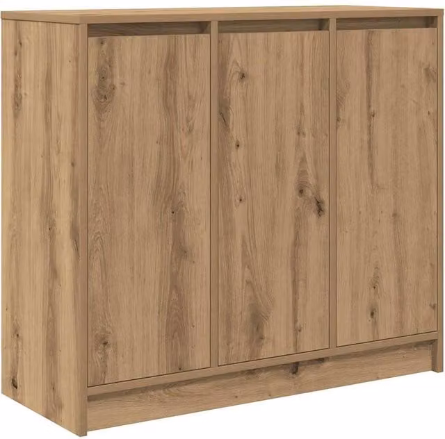 Berkfield Home Artisan Oak Sideboard in Brown, W/D/H: 85 x 34 x 76 cm – 1