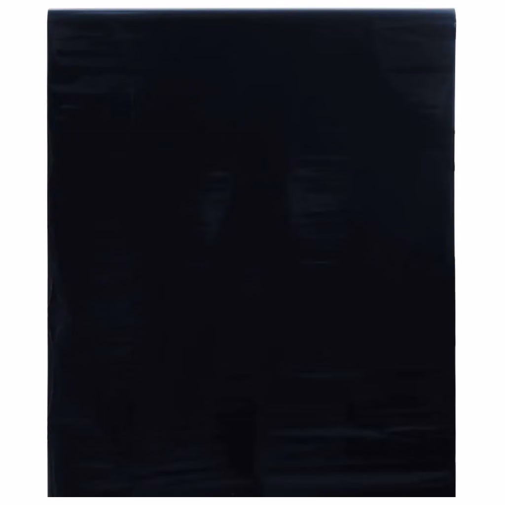 Berkfield Home Static Frosted Black PVC Window Films, 3 Pack – 1