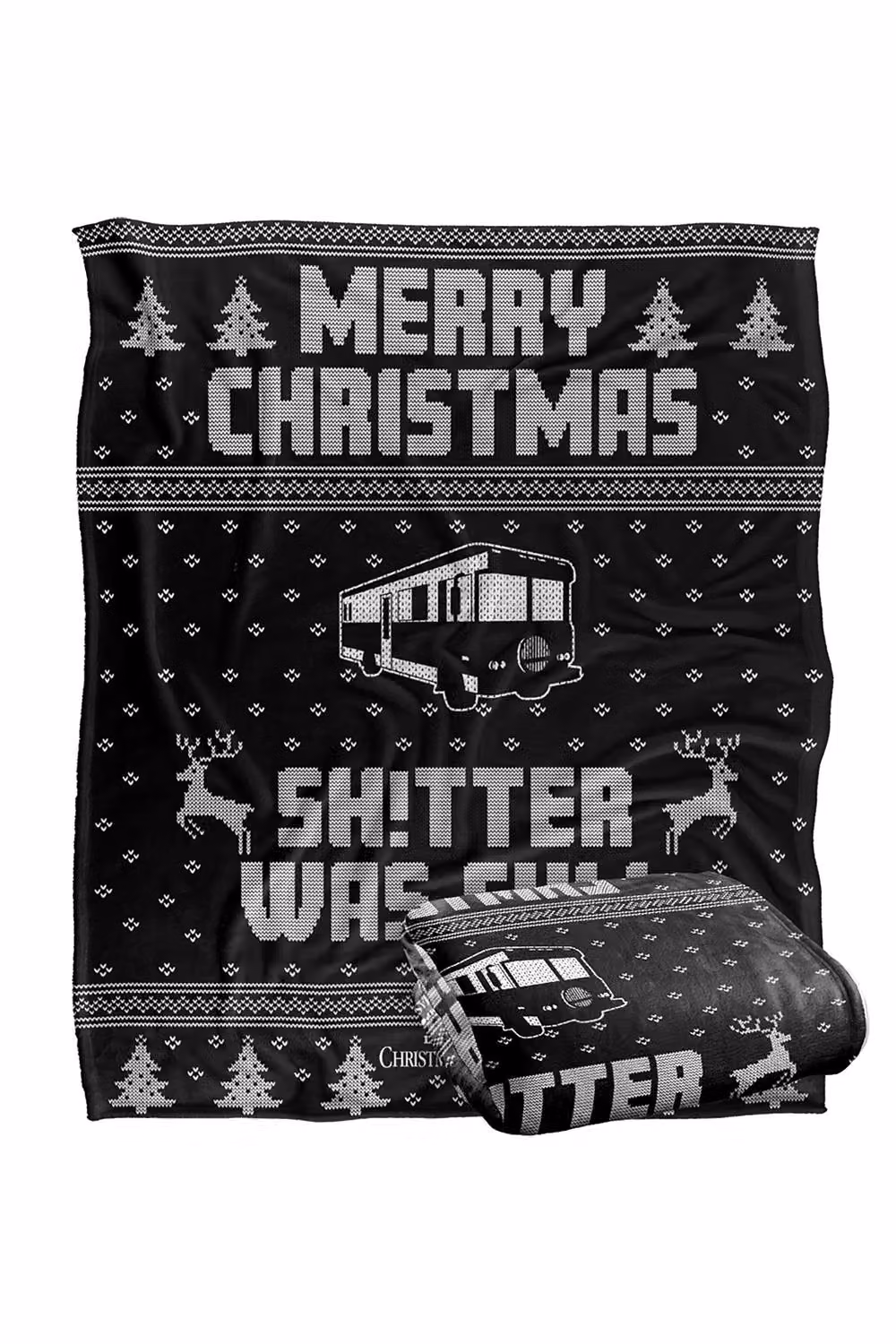 Warner Brothers Christmas Vacation Soft Fleece Throw Blanket, Multicolour, W: 152 cm, D: 127 cm – 7
