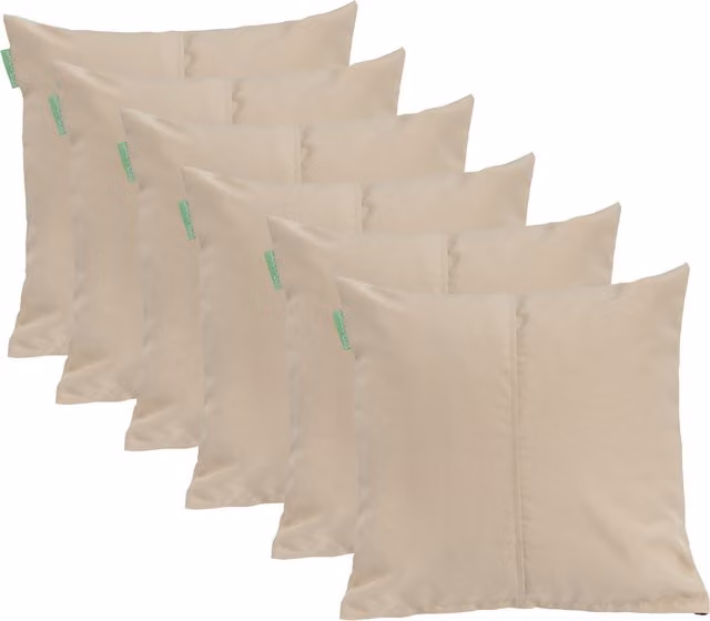 Gardenista Premium Square Garden Scatter Cushion in Beige, W/D/H: 45.72 x 45.72 x 45.72 cm