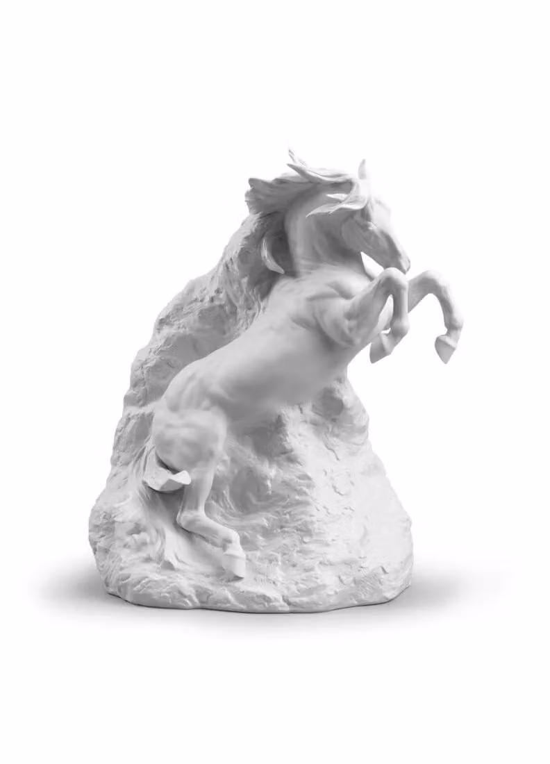 Lladró Spirit Horse Porcelain Sculpture in White