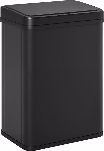 HOMCOM 40L Stainless Steel Automatic Motion Sensor Kitchen Bin with Soft-Close Lid, Black – 1