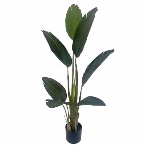 Leaf Design UK 120cm Artificial UV Traveller Banana Palm Tree in Green