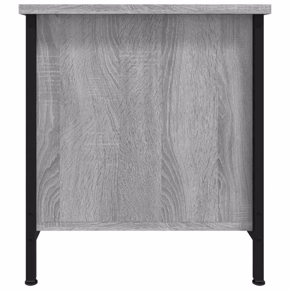 Berkfield Home Grey Sonoma TV Cabinet in Engineered Wood W/D/H: 100 x 40 x 45 cm – 4