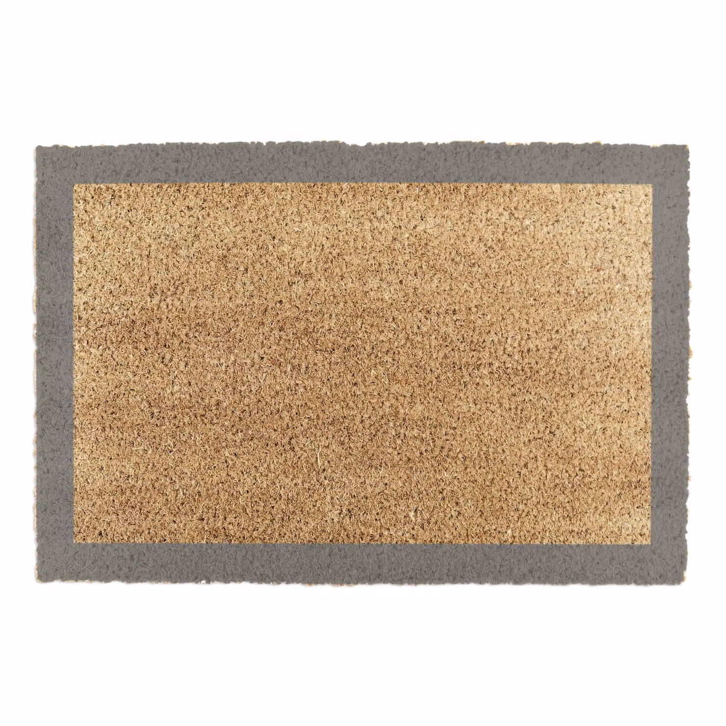 Artsy Mats Grey Graphic Rectangular Coir Doormat, W/D: 60 x 40 cm – 4