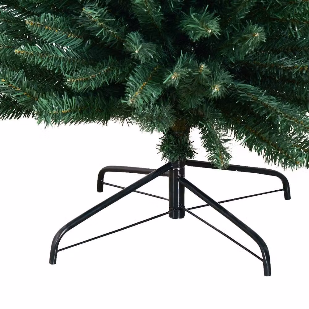 Costway 8ft Slim Artificial Christmas Tree in Green – 3