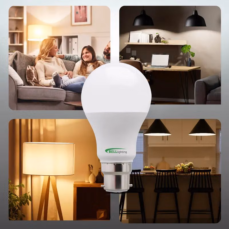BELL Lighting B22 Dimmable LED Bulbs, 8.1W, White, Pack of 3 – 3