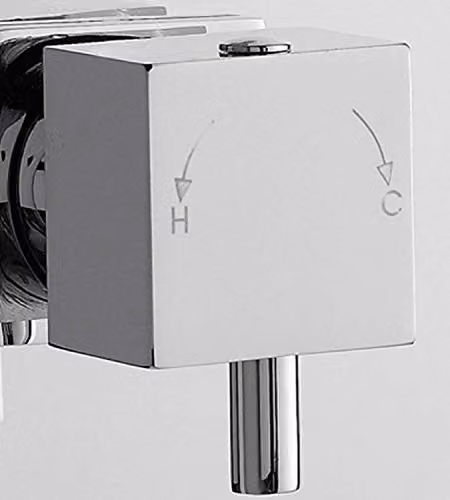Ultra JTY302 Twin Valve Volt Thermostatic Shower Mixer with Diverter in Chrome – 2
