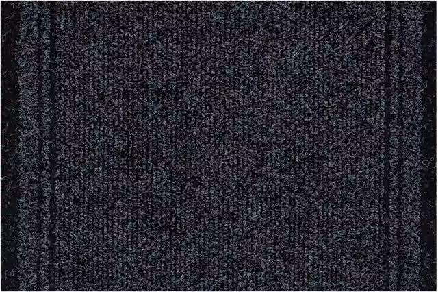 RugsX Malaga Doormat in Silver and Black, W: 80 cm, L: 210 cm – 1