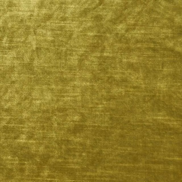 Clarke & Clarke Allure Plain Chartreuse Velvet Polyester Fabric