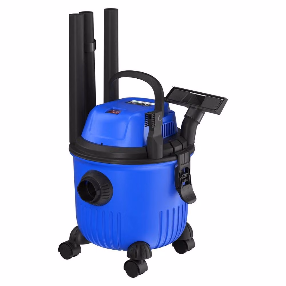 NESTLUNE 4800W 20L Wet Dry Corded Vacuum Cleaner with 6-Piece Accessory Kit, Blue, W/D/H: 100 x 100 x 40 cm – 4