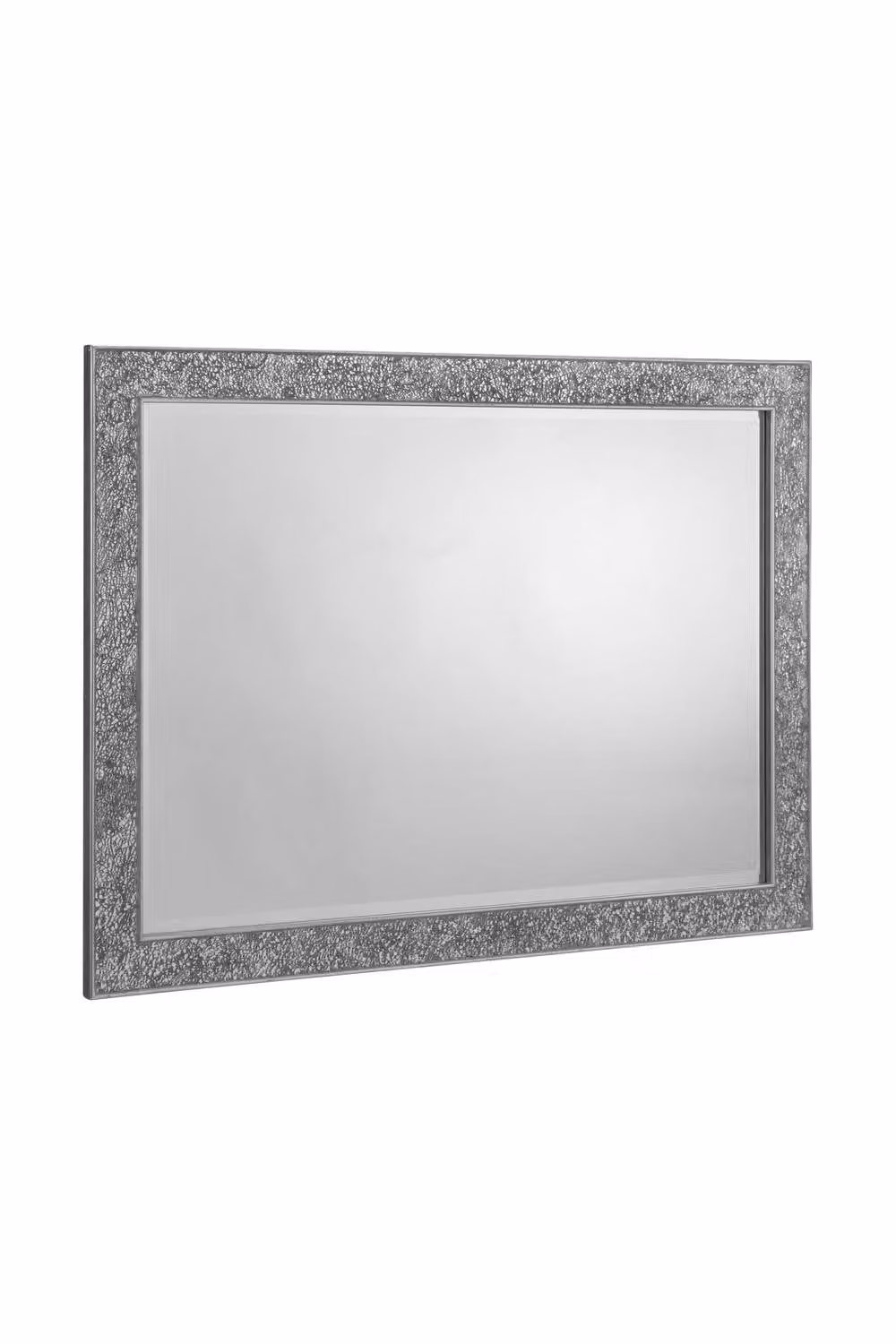 Julian Bowen Staccato Fragment Rectangular Glass Wall Mirror in Silver – 2