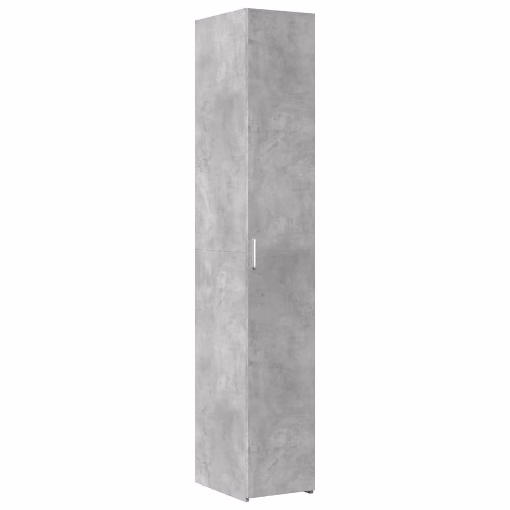 Berkfield Home Modern Highboard in Concrete Grey, W/D/H: 30 x 42.5 x 185 cm
