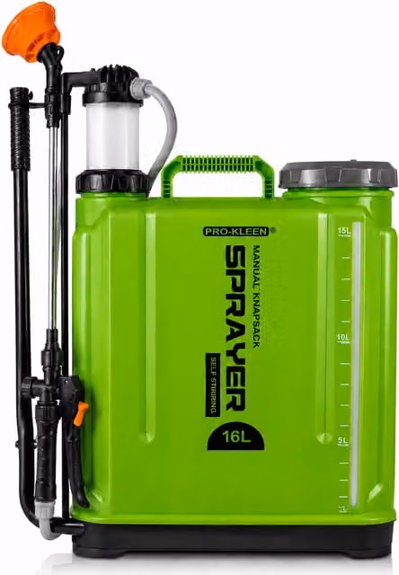 ProKleen Manual Heavy Duty Backpack Pressure Sprayer in Green – 1