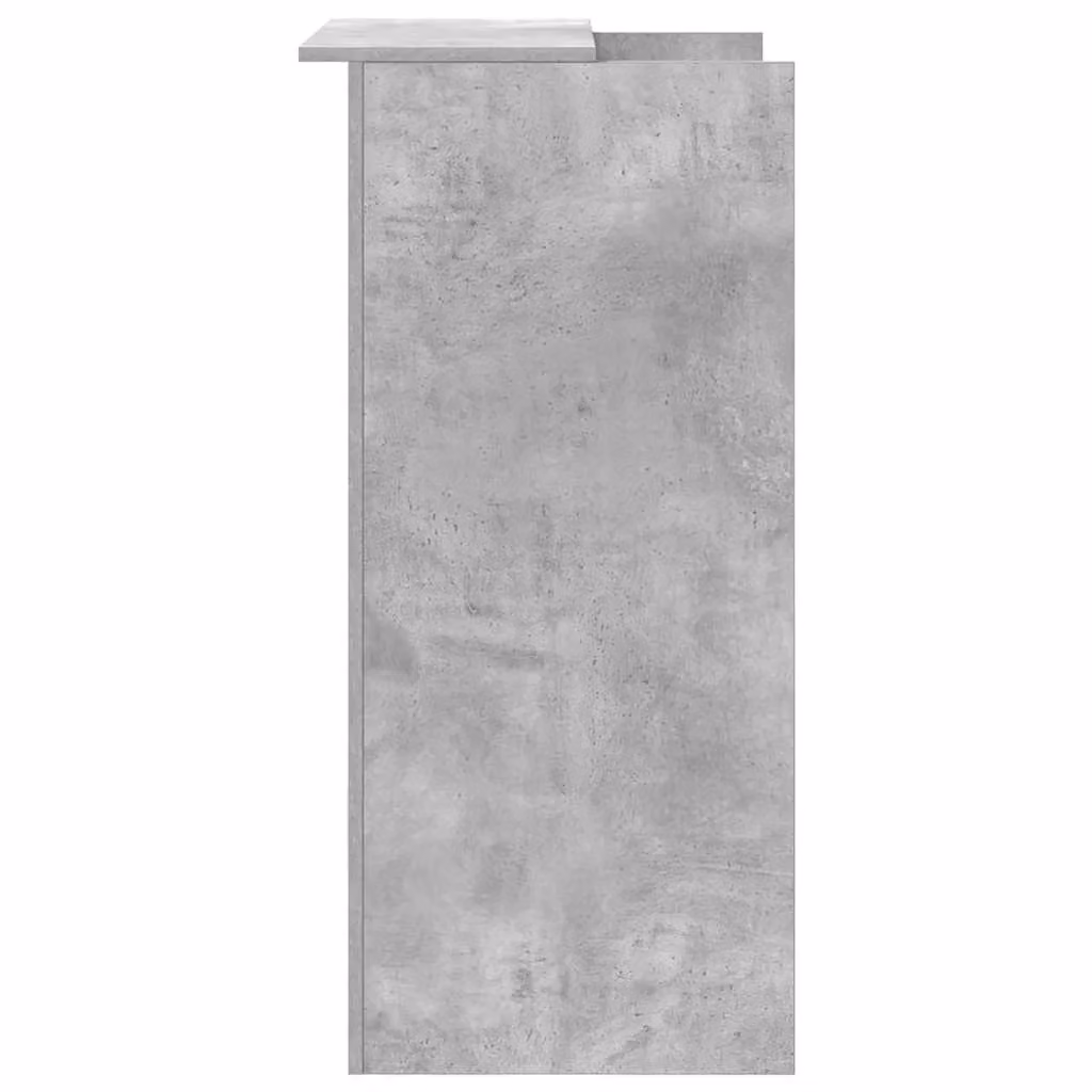 Berkfield Home Reception Desk in Concrete Grey Engineered Wood W/D/H: 55 x 50 x 103.5 cm – 3