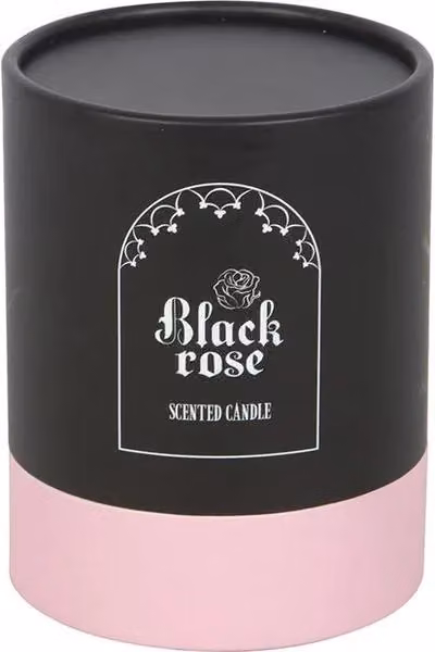 KDMD Black Rose Tabletop Candle with 3D Floral Design – 4