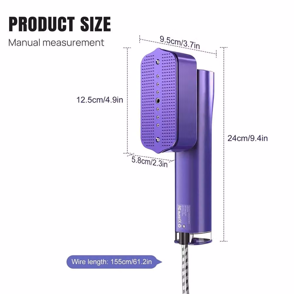 SPETLEK Hand Held Garment Steamer in Purple – 2