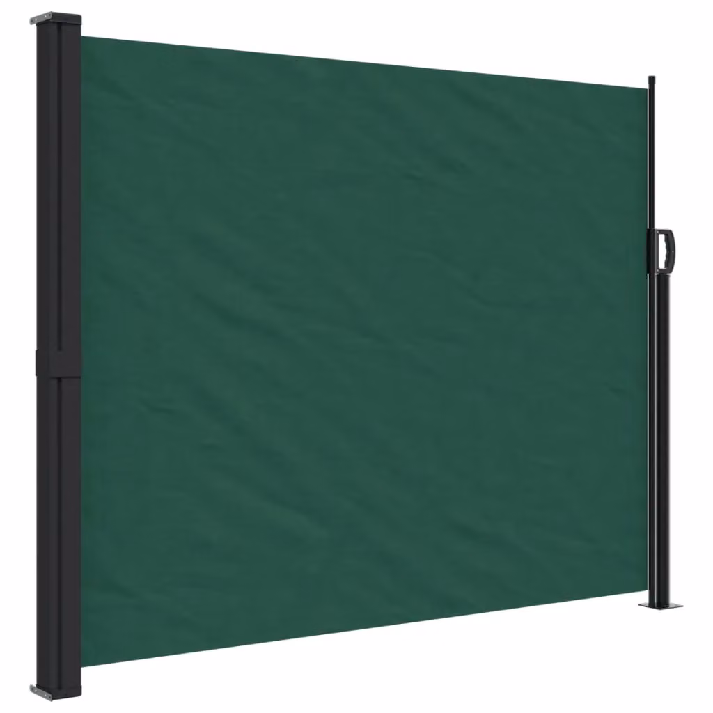Berkfield Home Retractable Side Awning in Dark Green, W/H: 160 x 300 cm – 2