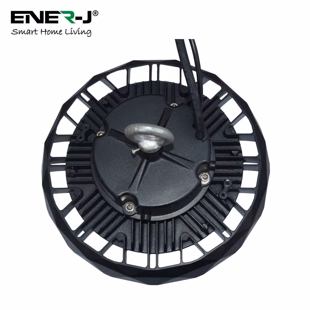 ENER-J Pro UFO High Bay LED Light, Black, 200W Adjustable Power, IP65 Rated – 4