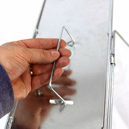 Actiaspet Heavy Duty Metal Live Catch Rat Trap in Silver and Grey with Transport Handle – 5